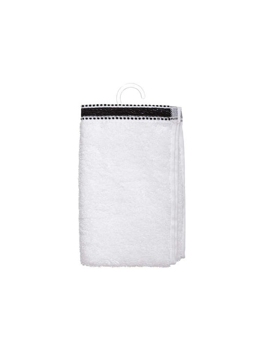 5Five Towel from 100% Cotton in White Color 50x50cm