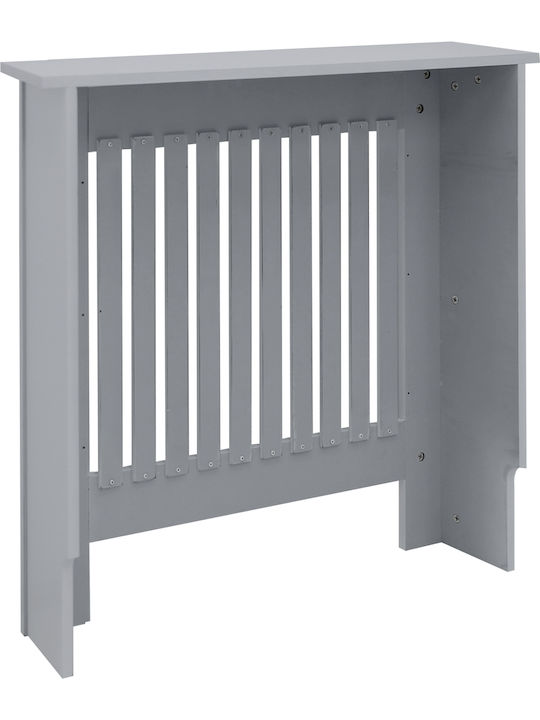 ECD Germany Country Style Κάλυμμα Καλοριφέρ από MDF Γκρι 78x19x82cm