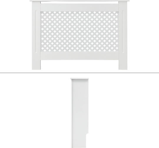 ECD Germany Diamond Pattern Κάλυμμα Καλοριφέρ από MDF
