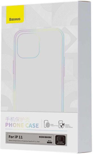 Baseus Simple Back Cover Plastic 1.3mm Transparent (iPhone 11)