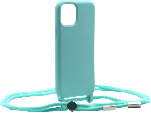 Technovo Lace Задна корица Силикон с Каишка Зелен (iPhone 14 Pro)