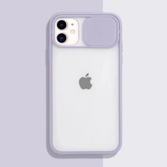 Technovo Camera Protection Back Cover Πλαστικό Λιλά (iPhone 12 Pro Max)