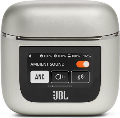 JBL Tour Pro 2 In-ear Bluetooth Handsfree Căști cu Carcasă de Încărcare Champagne