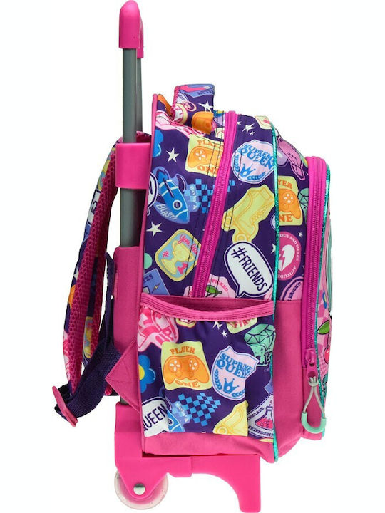 Gim School Bag Trolley Kindergarten in Pink color