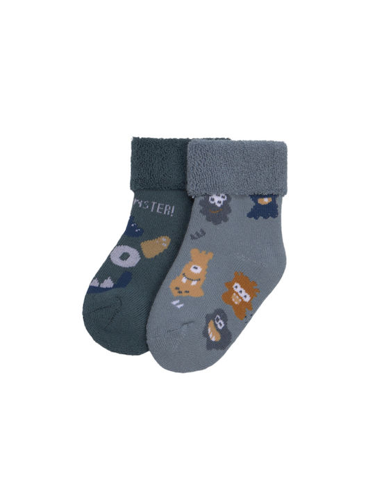 Ysabel Mora Boys 2 Pack Ankle Socks Multicolour