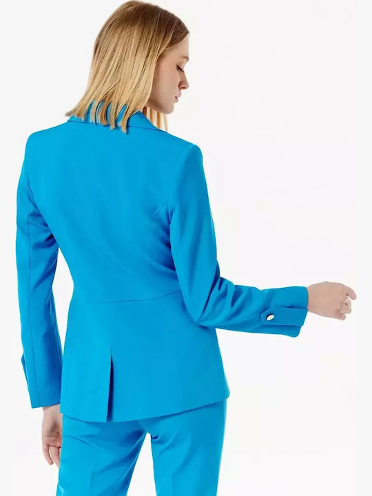Forel Blazer pentru femei Crep Sacou Negru