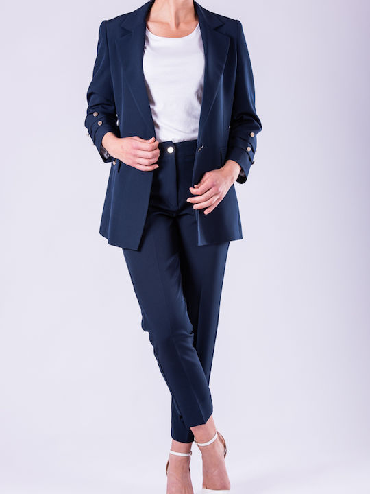 Forel Women's Crepe Blazer Green