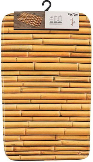 Atmosphera Πατάκι Μπάνιου Microfiber Mekong 7701N690 Καφέ 45x75εκ.