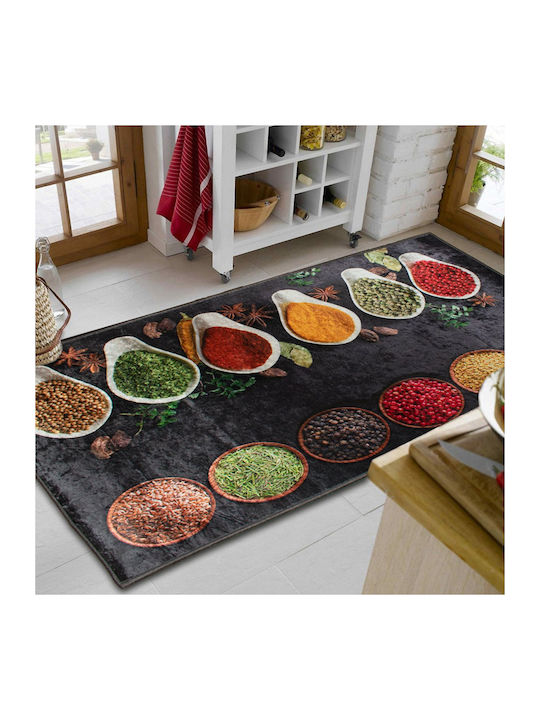 Dimcol Spices 249 Kitchen Mat Runner with Anti-slip Underlay Multi 67x150εκ.