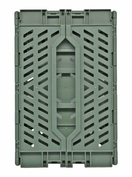 Ankor Storage Basket Plastic Green 12lt 1pcs