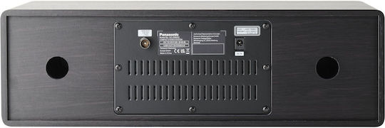 Panasonic Ηχοσύστημα 2.0 SC-DM202EG-K SC-DM202EG-K 24W με CD Player και Bluetooth Μαύρο