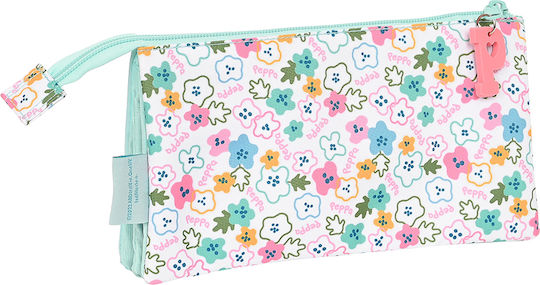 Safta Pencil Case with 3 Compartments Turquoise