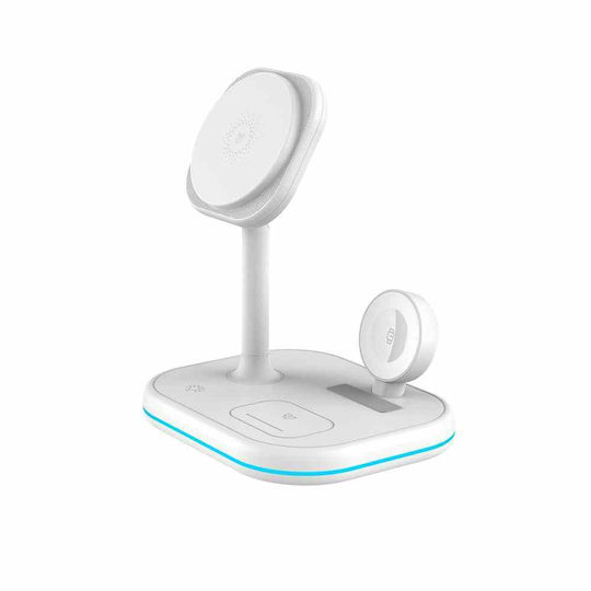 Tech-Protect Зарядно Magsafe Бял (QI15W-A27)