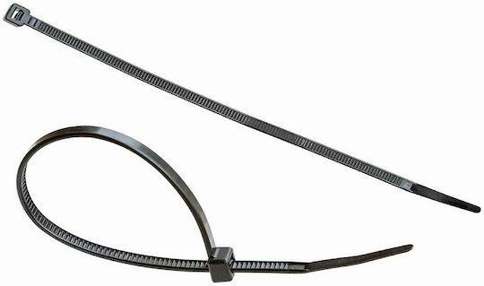 Com Cable Ties Plastic 150mm x 150mm in Black Colour (100 pcs) (05.305)