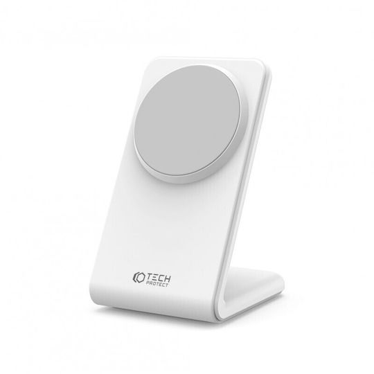 Tech-Protect Φορτιστής Magsafe 15W Λευκός (QI15W-A23)