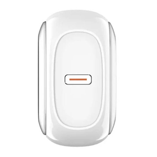 Ldnio Φορτιστής με Θύρα USB-C και Καλώδιο Lightning 27W Λευκός (A1206C)