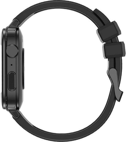 Colmi M41 Smartwatch με Παλμογράφο (Μαύρο)