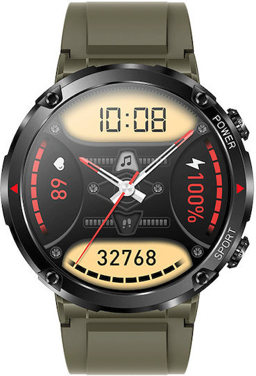 DAS.4 ST30 Smartwatch mit Pulsmesser (Grün)