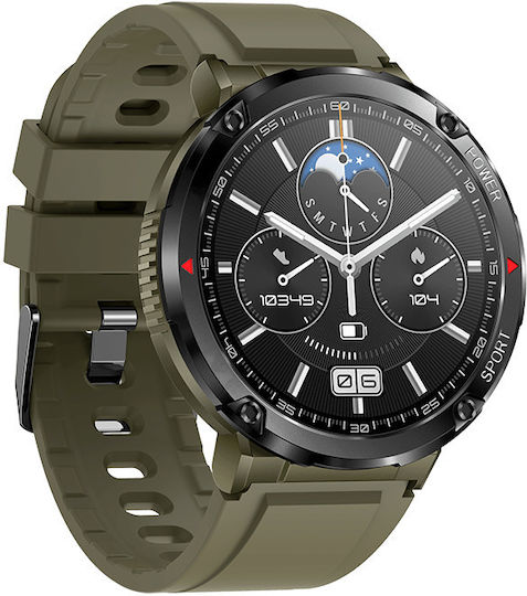 DAS.4 ST30 Smartwatch mit Pulsmesser (Grün)