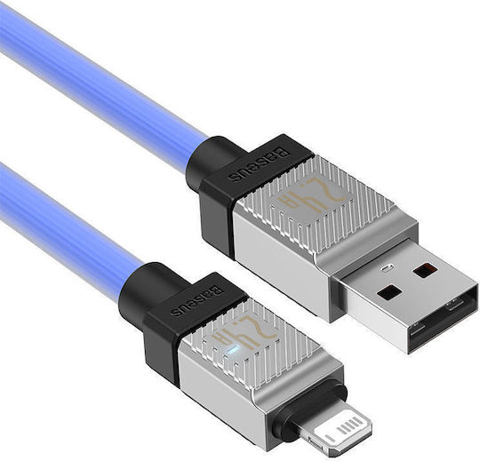 Baseus CoolPlay USB-A to Lightning Cable Μπλε 2m