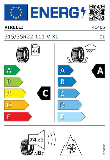 Pirelli Scorpion Runflat 315/35R22 111E-Commerce-Website XL Winter Reifen für 4x4 / SUV Auto