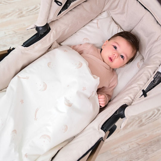 Lorelli Stroller Bedding Set Stroller Beige Comets