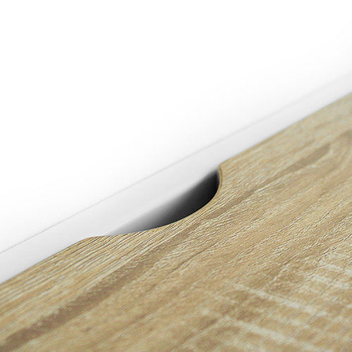 NorStone Esse WS cu 1 Rafturi stejar alb 50.4x15x45.9cm