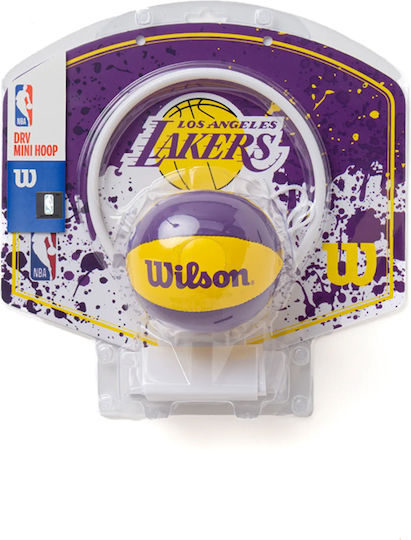 Wilson Drv Mini Hoop Mini Μπασκέτα Δωματίου με Μπάλα
