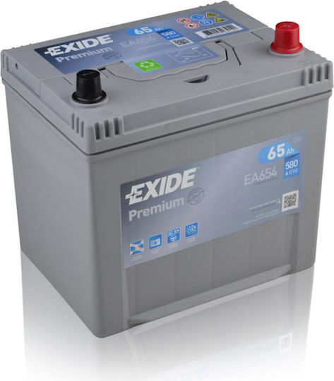 Exide Batterie Auto Premium mit Kapazität 65Ah und CCA 580A