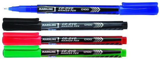 Linc CD/DVD-Marker 5mm Blau 10Stück