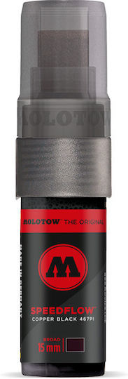 Molotow Ανεξίτηλος Μαρκαδόρος Μαύρος 15mm