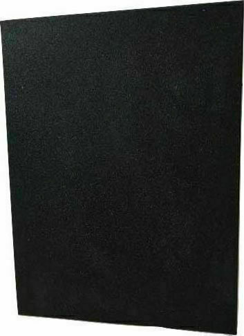 Viking Rubber Gym Exercise Equipment Floor Mat Black 100x100x1.5cm