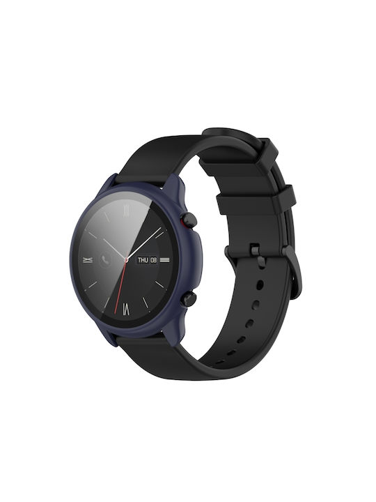 Plastikhülle mit Glas in Blau Farbe für Amazfit GTR 2