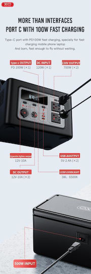 XO PSA-700 Power Station 614.4Wh