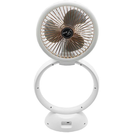 Factory Factory Mini Klimaanlagen & Ventilatoren USB Klappbarer Ventilator mit 4 Geschwindigkeiten Weiß 42635491