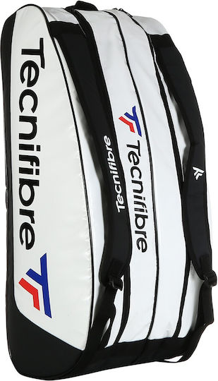 Tecnifibre Чанта Раници Тенис 2 ракети Бяла