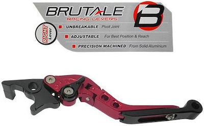 Adjustable Motorcycle Brake Lever for Yamaha Crypton-X135 Red