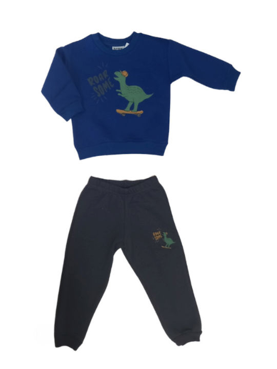 Trax Kids Sweatpants Set Blue 2pcs