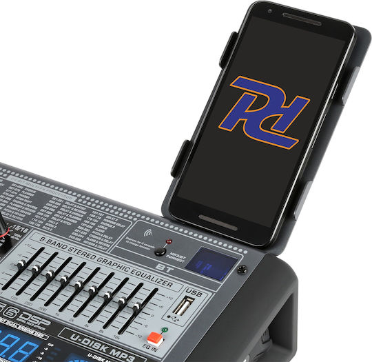 Power Dynamics PDM-S604 172.620 Consolă Analogică Mixer Audio și Console 6.0 Canale cu Putere Fantomă & 2 Intrări XLR & Bluetooth