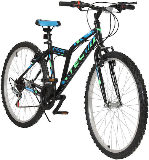 TEC Strong 24" Μπλε Mountain Bike με 21 Ταχύτητες