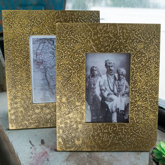 Synchronia Rahmen Metallisch mit goldenem Rahmen 1Stück