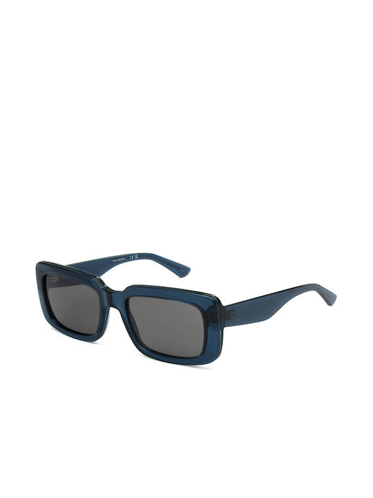 Karl Lagerfeld Sunglasses with Blue Plastic Frame and Gray Lens KL6101S-400