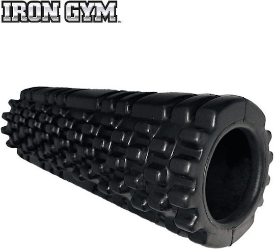 Iron Gym Κύλινδρος Μασάζ Μαύρος 31cm