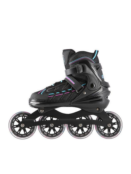 Nils Inline Rollers Schwarz Erwachsene/Kinder