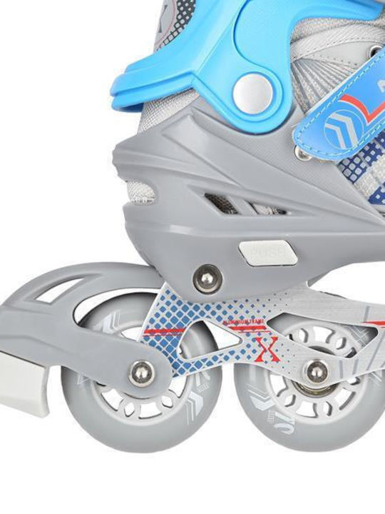 Inline Skates NH18192 Inline Einstellbar Rollers Gray Erwachsene/Kinder