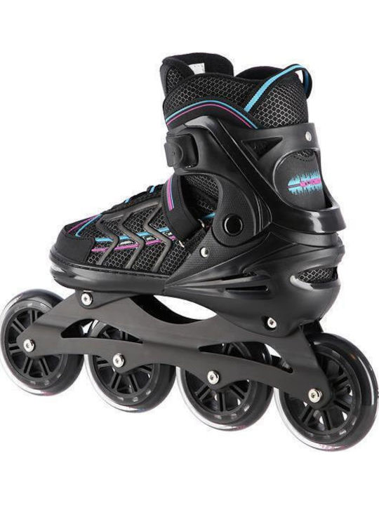 Nils Inline Rollers Schwarz Erwachsene/Kinder