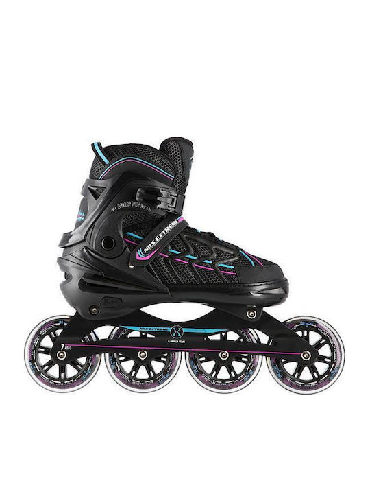 Nils Inline Rollers Schwarz Erwachsene/Kinder