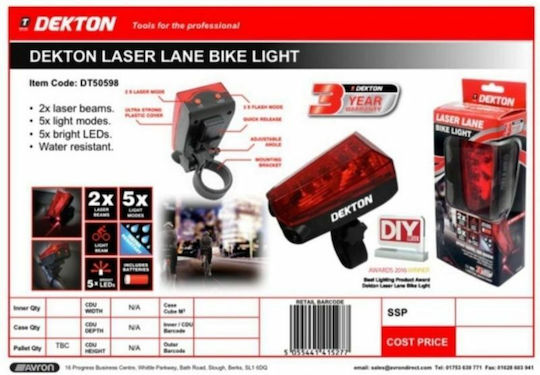 56.0429 Rear Bicycle Light