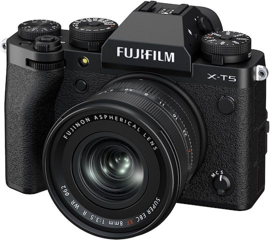 Fujifilm Crop Camera Lens XF 8mm f/3.5 R WR Fixed for Fujifilm X Mount Black