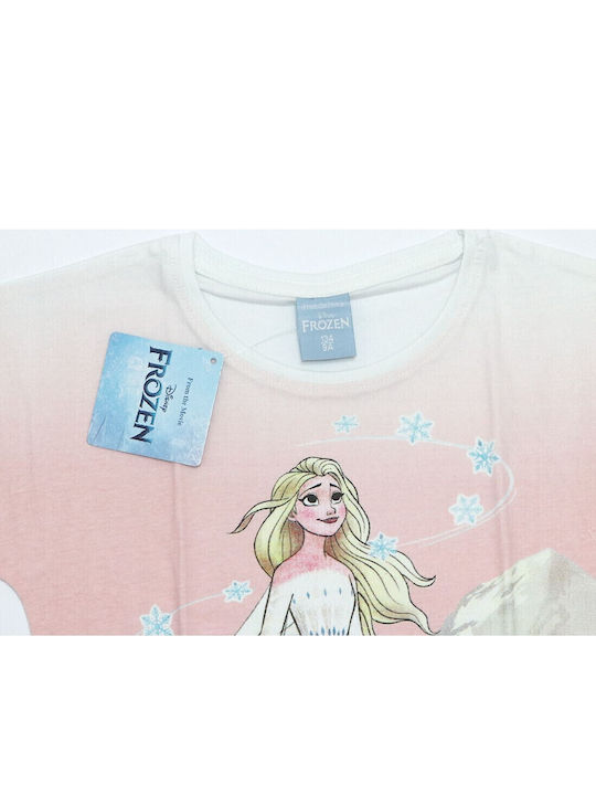 Kids' Shirt Short Sleeve White Frozen